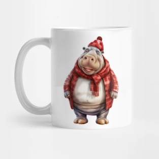 Santa Hippo Mug